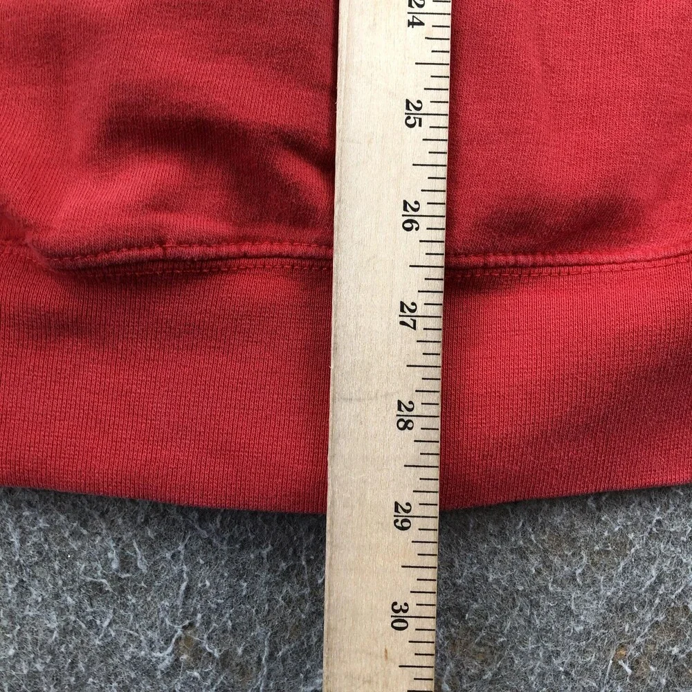 Vintage Chicago Blackhawks Hoodie Mens 4XL Red NHL Full Zip Sweatshirt Y2K